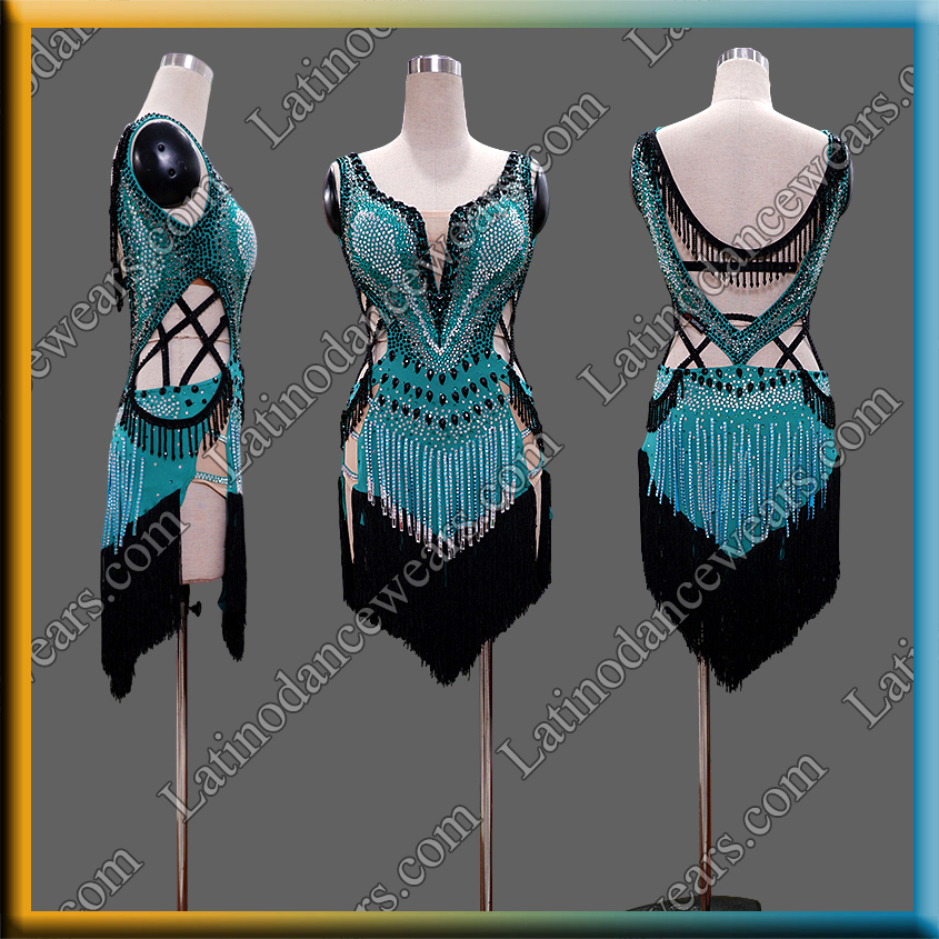 LATIN SALSA COMPETITION DRESS LDW (LT2046A)