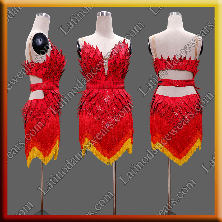 LATIN SALSA COMPETITION DRESS LDW (LT3258A)