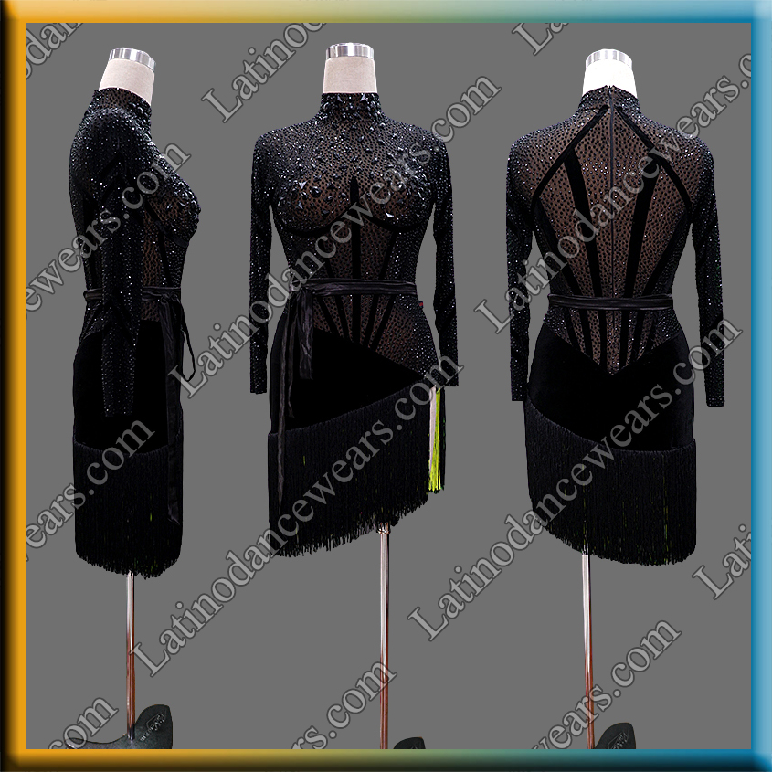 LATIN SALSA COMPETITION DRESS LDW (LT3281)