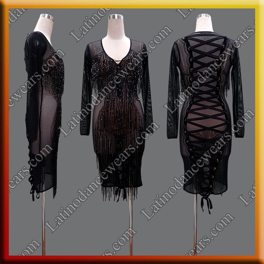 LATIN SALSA COMPETITION DRESS LDW (LT3640)