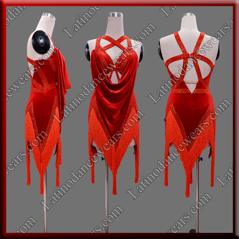 LATIN SALSA COMPETITION DRESS LDW (LT3145A)
