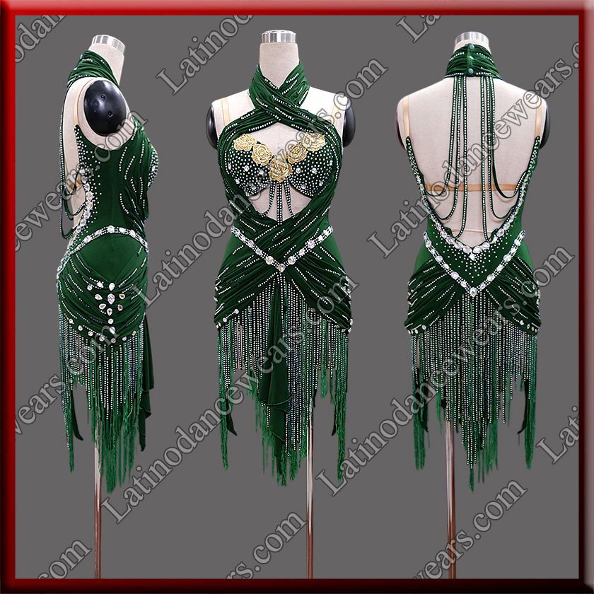 LATIN SALSA COMPETITION DRESS LDW (LT3191A)