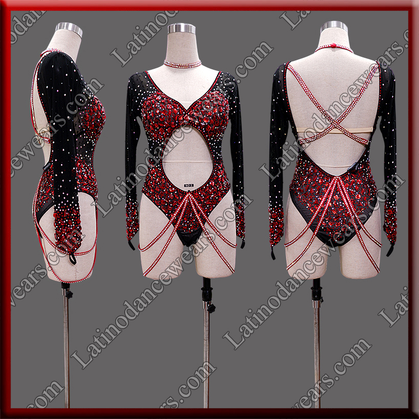 LATIN SALSA COMPETITION BODYSUIT LDW (LT3630B)