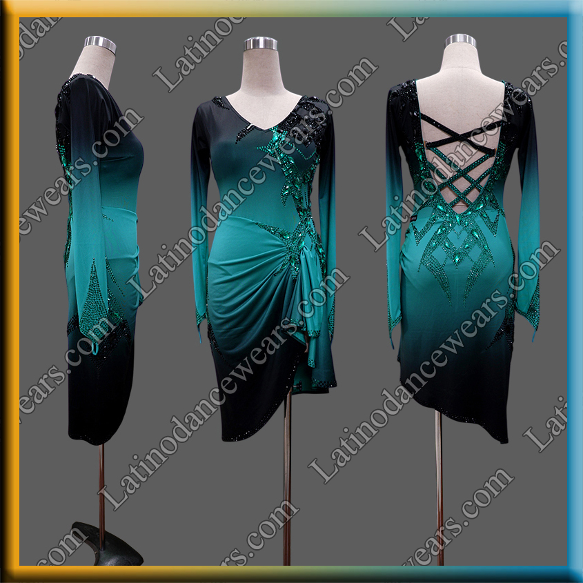 LATIN SALSA COMPETITION DRESS LDW (LT3287)