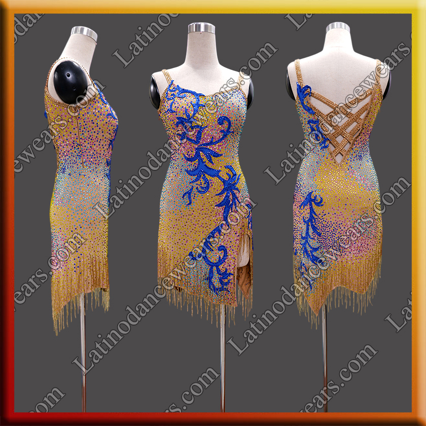 LATIN SALSA COMPETITION DRESS LDW (LT3292)