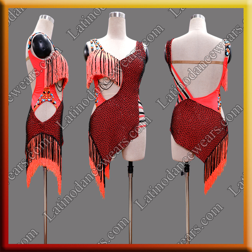 LATIN SALSA COMPETITION DRESS LDW (LT3616A)