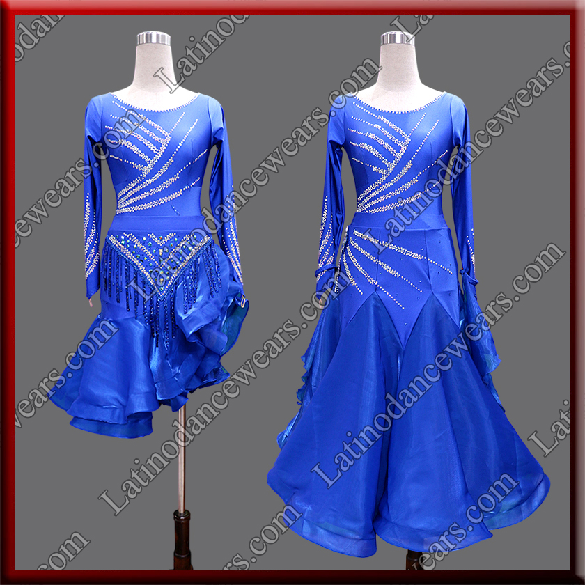 BALLROOM LATIN SALSA COMPETITION 3 IN 1 DRESS LDW (LT2175)