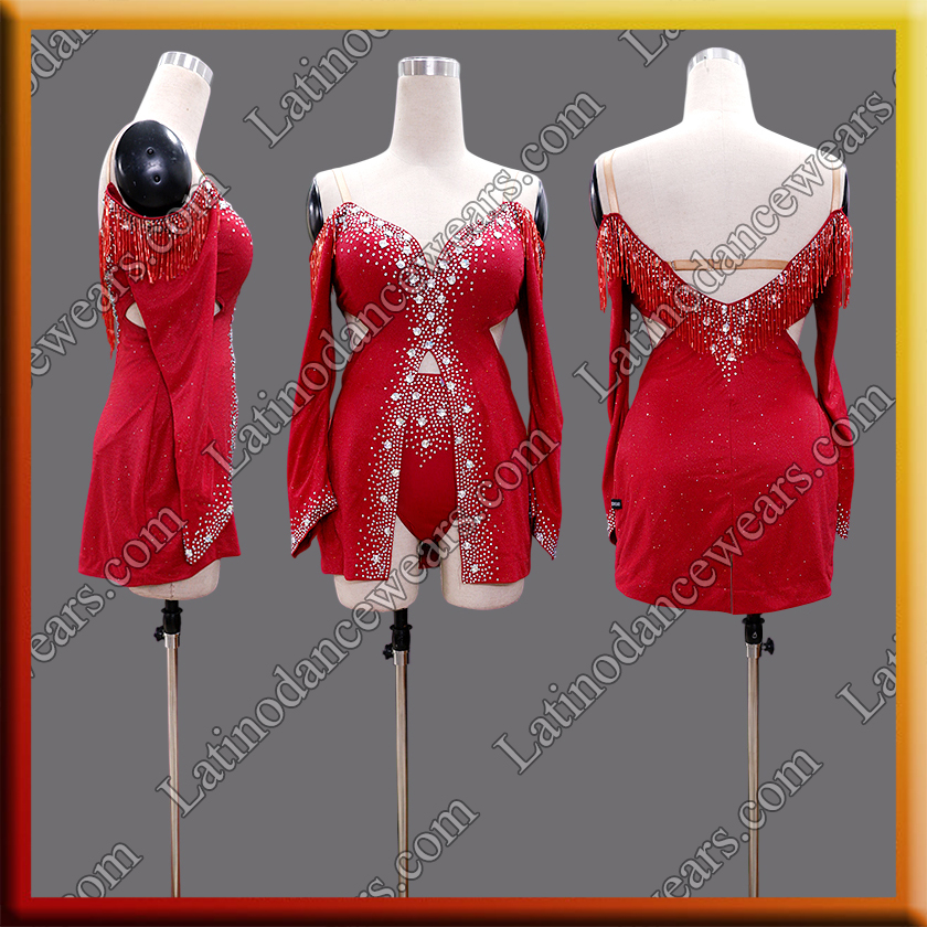 LATIN SALSA COMPETITION DRESS LDW (LT3294)