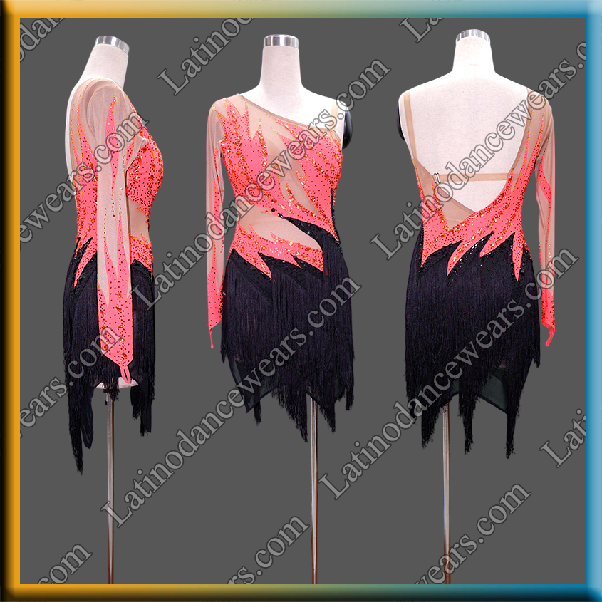 LATIN SALSA COMPETITION DRESS LDW (LT3295)
