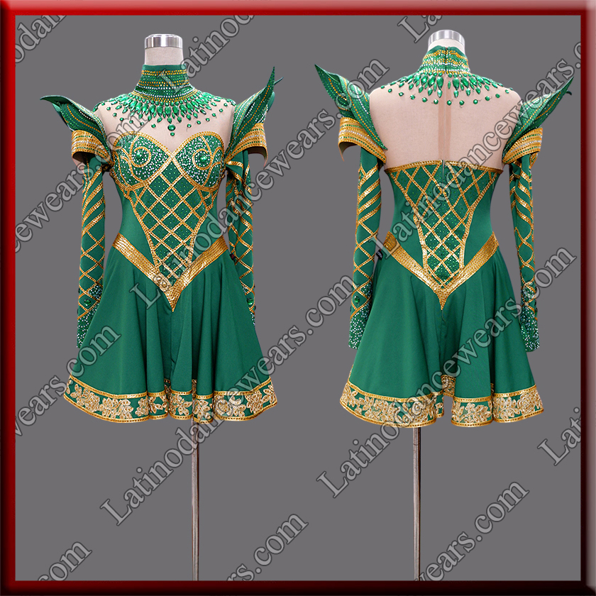LATIN SALSA COMPETITION DRESS LDW (LT3296)