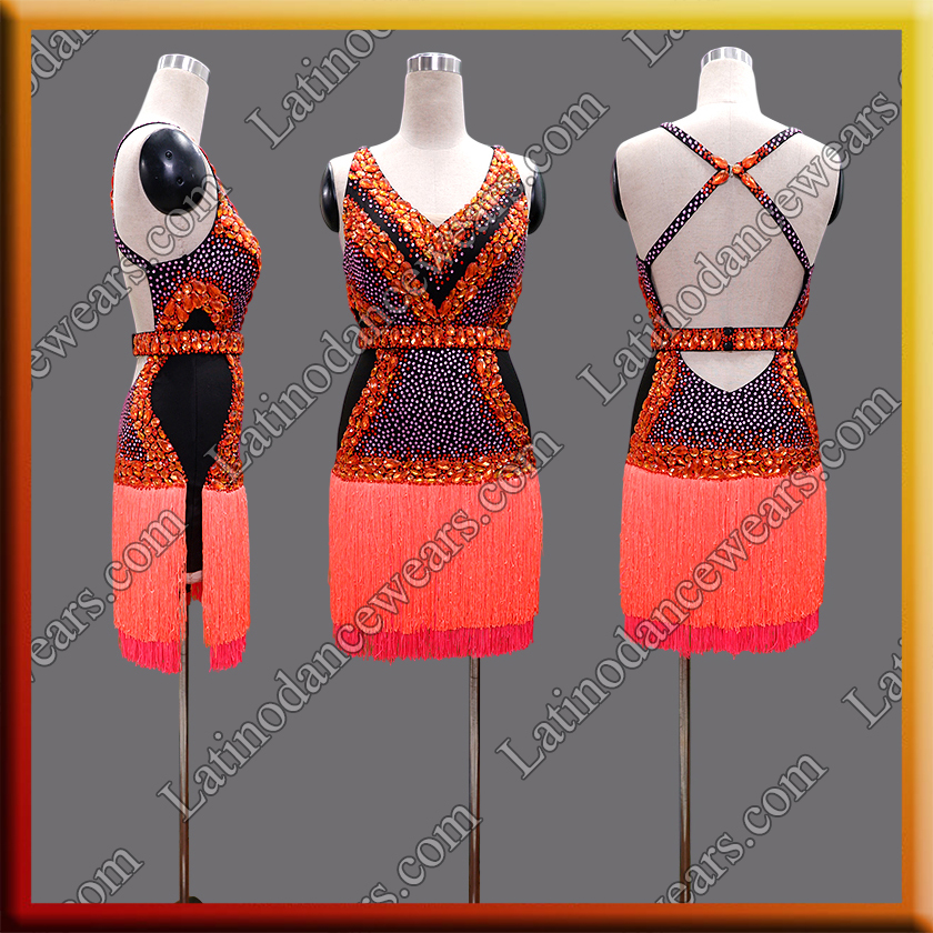 LATIN SALSA COMPETITION DRESS LDW (LT3650)