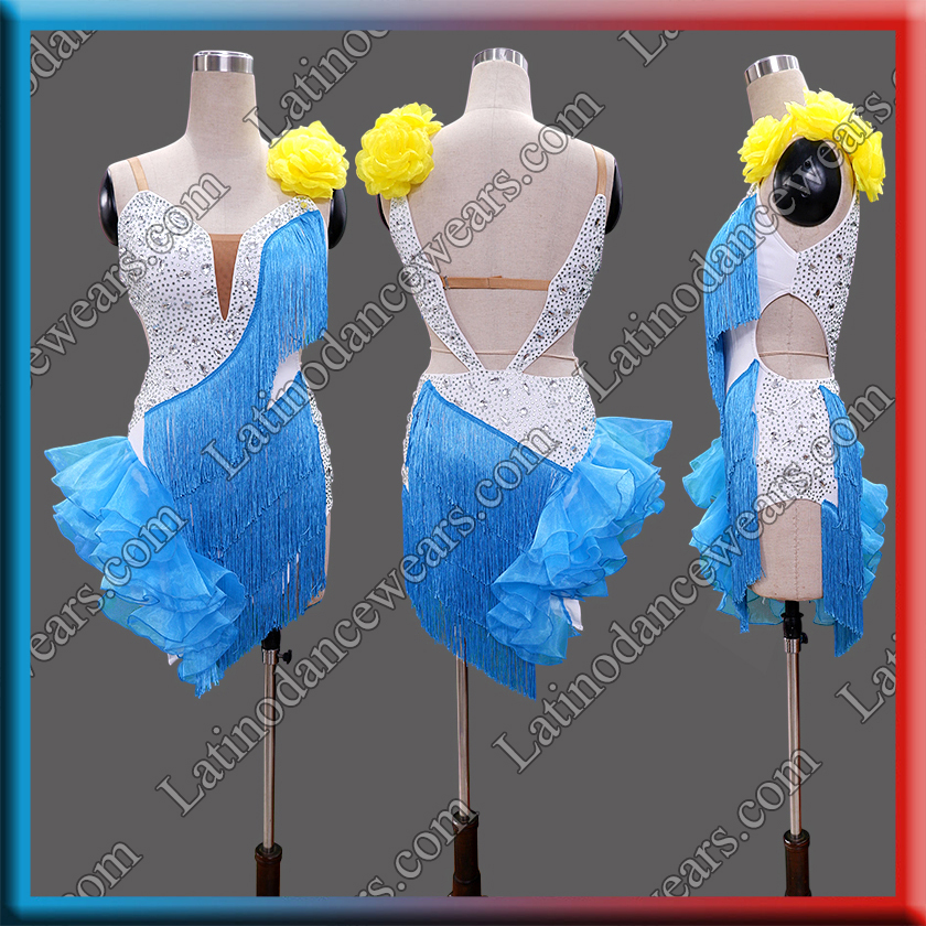 LATIN SALSA COMPETITION DRESS LDW (LT1875C)