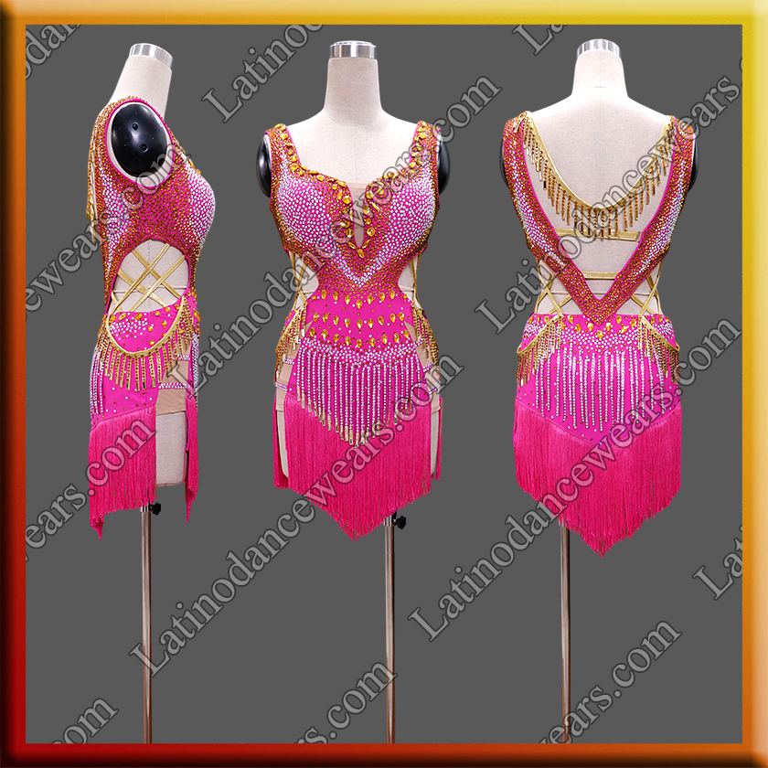 LATIN SALSA COMPETITION DRESS LDW (LT2046C)