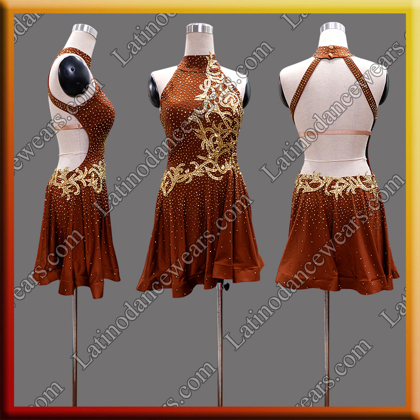 LATIN SALSA COMPETITION DRESS LDW (LT3635A)