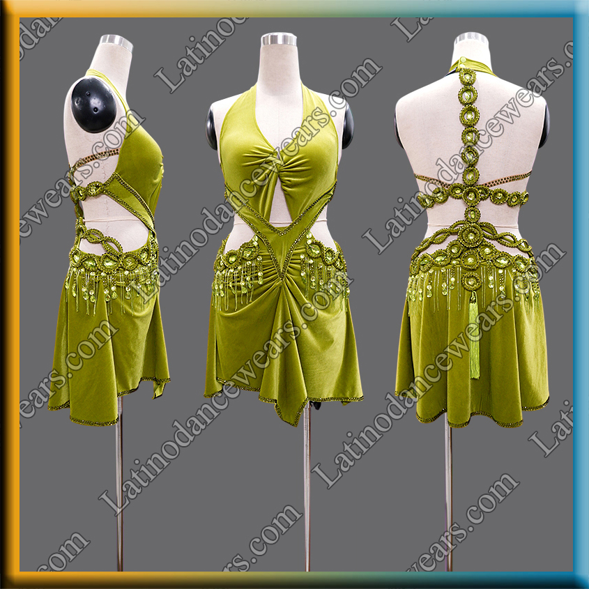 LATIN SALSA COMPETITION DRESS LDW (LT3299)
