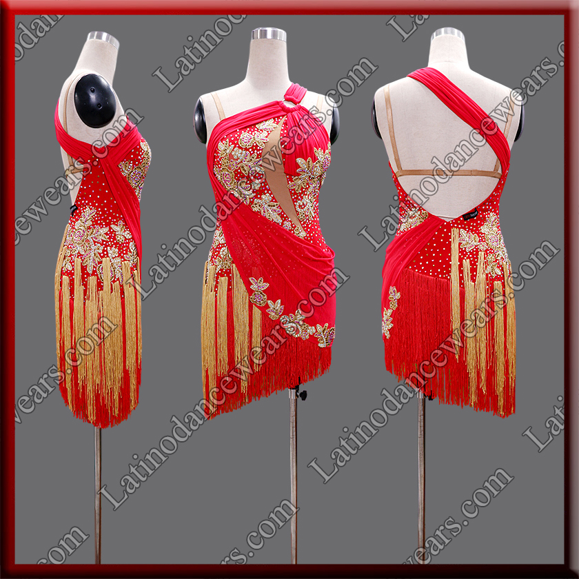 LATIN SALSA COMPETITION DRESS LDW (LT3300)