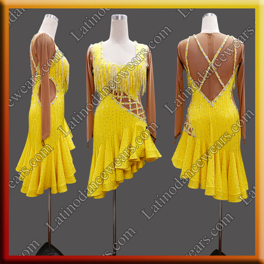 LATIN SALSA COMPETITION DRESS LDW (LT3652)