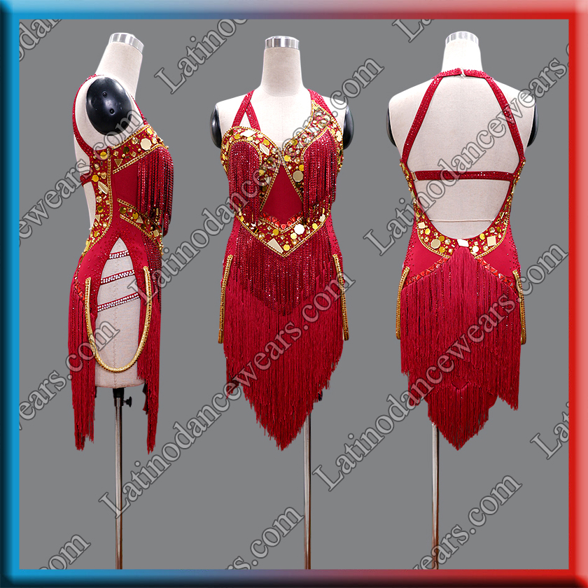 LATIN SALSA COMPETITION DRESS LDW (LT1957A)