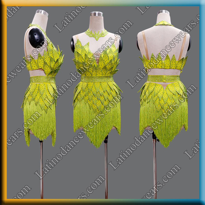 LATIN SALSA COMPETITION DRESS LDW (LT3258B)