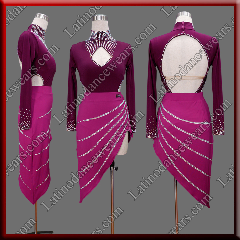 LATIN SALSA COMPETITION DRESS LDW (LT3305)