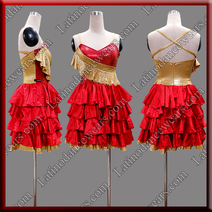 LATIN SALSA COMPETITION DRESS LDW (LT3658)