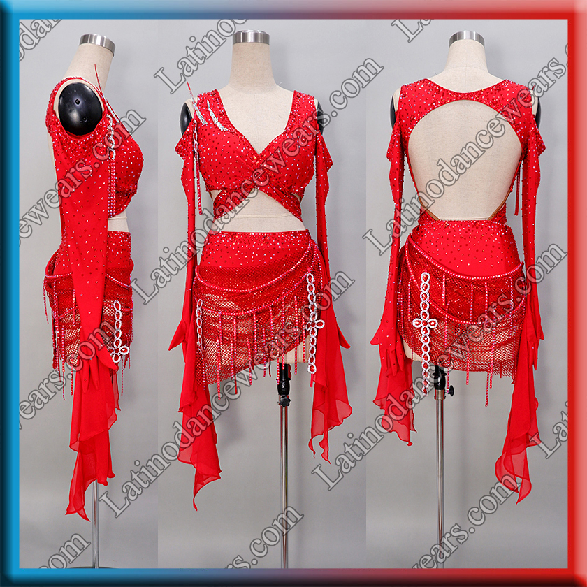 LATIN SALSA COMPETITION DRESS LDW (LT2201)