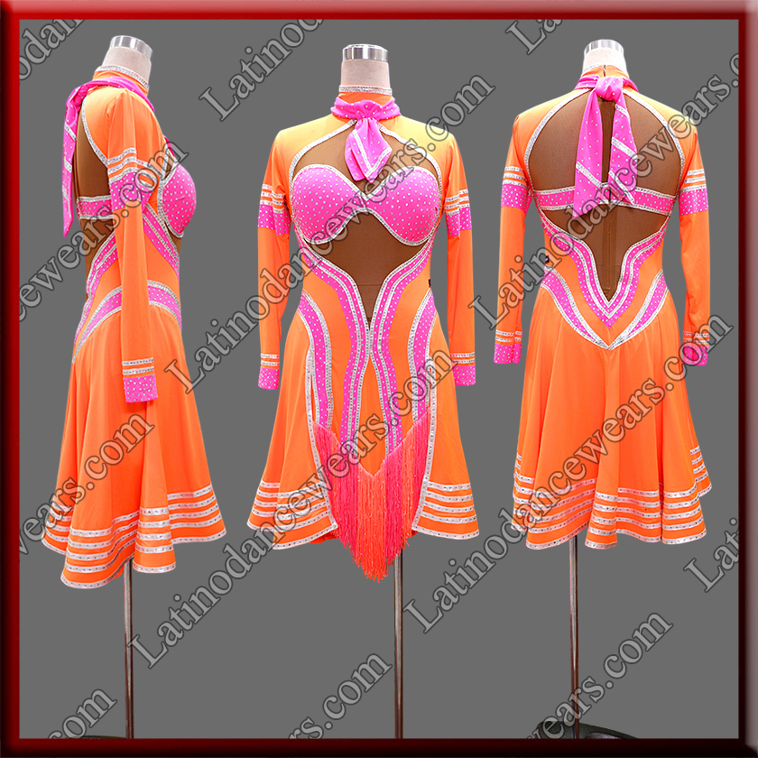 LATIN SALSA COMPETITION DRESS LDW (LT3306)