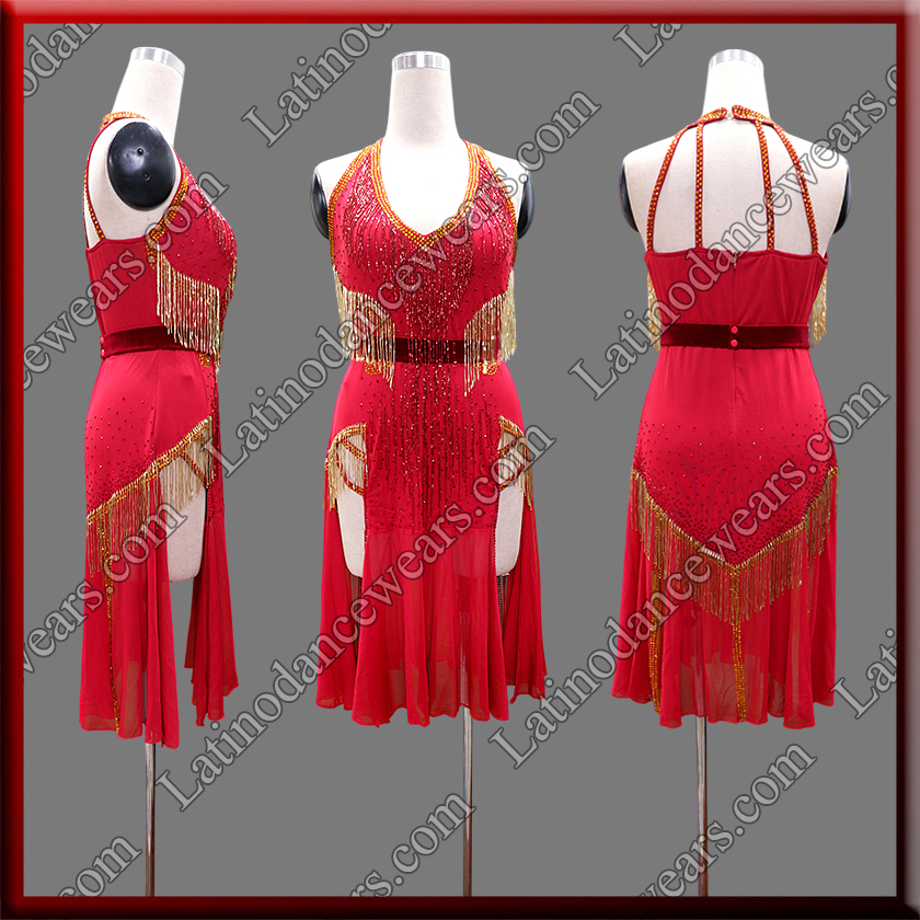 LATIN SALSA COMPETITION DRESS LDW (LT3308)