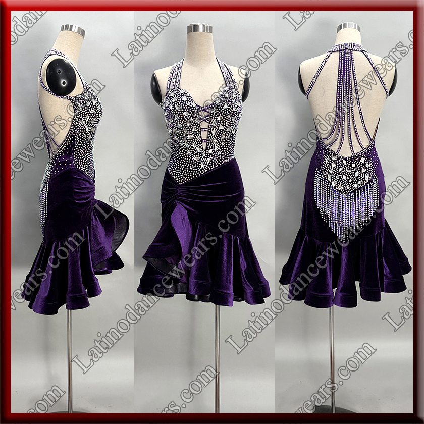 LATIN SALSA COMPETITION DRESS LDW (LT2208)