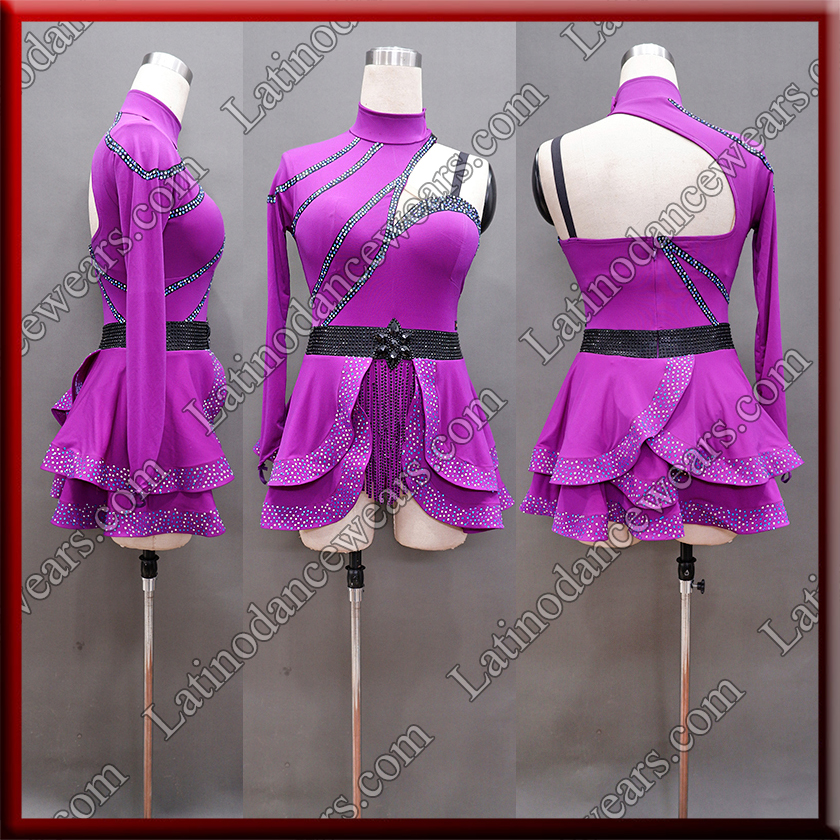 LATIN SALSA COMPETITION DRESS LDW (LT3316)