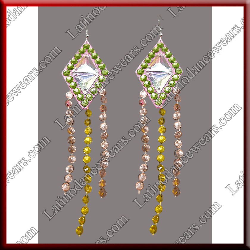 WOMAN LATIN SALSA BALLROOM EARRINGS (EA67)