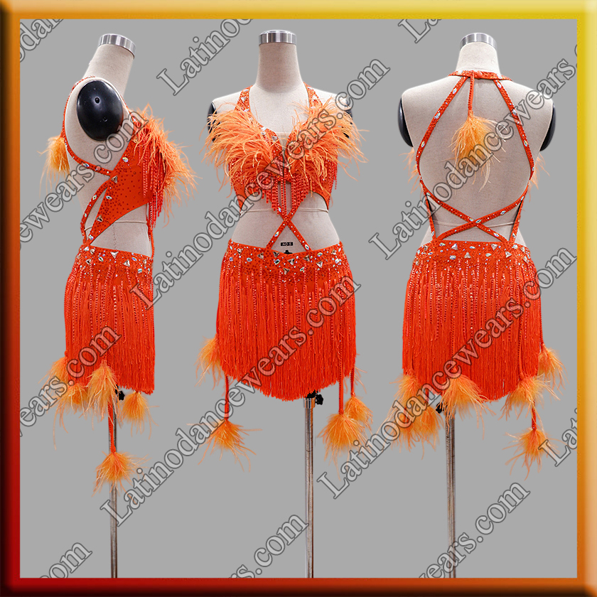 LATIN SALSA COMPETITION DRESS LDW (LT2218)
