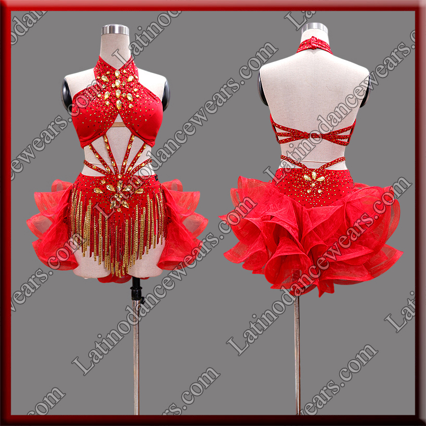 LATIN SALSA COMPETITION DRESS LDW (LT3325)