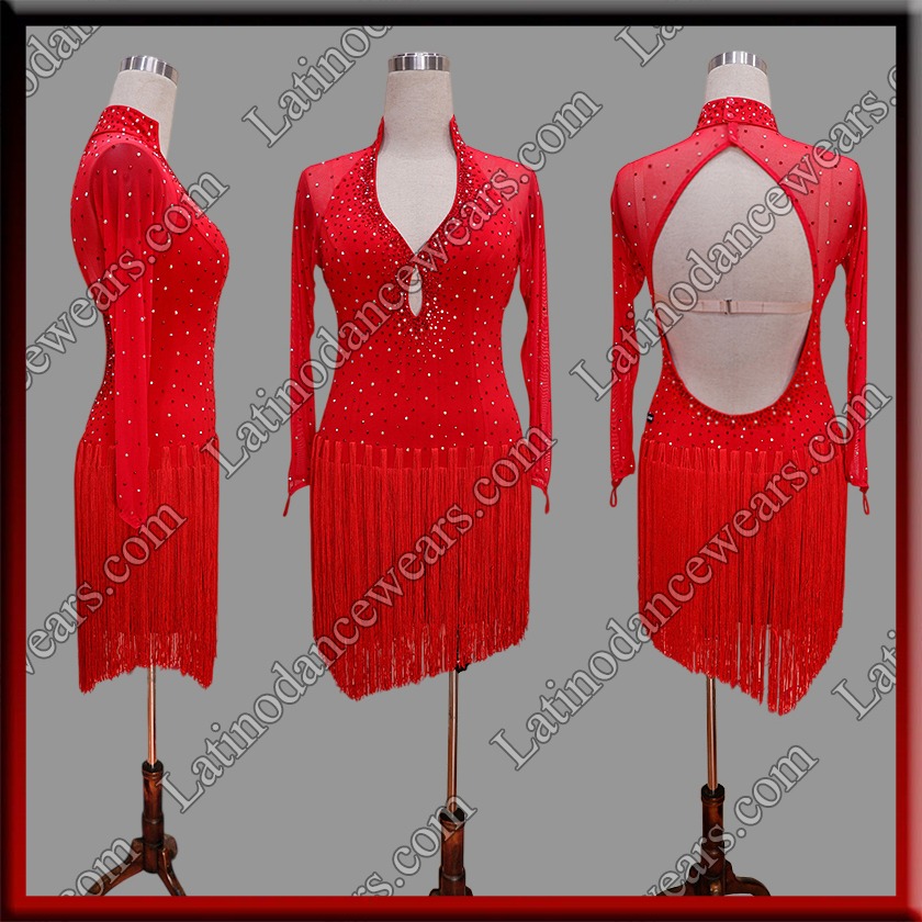 LATIN SALSA COMPETITION DRESS LDW (VL551C)