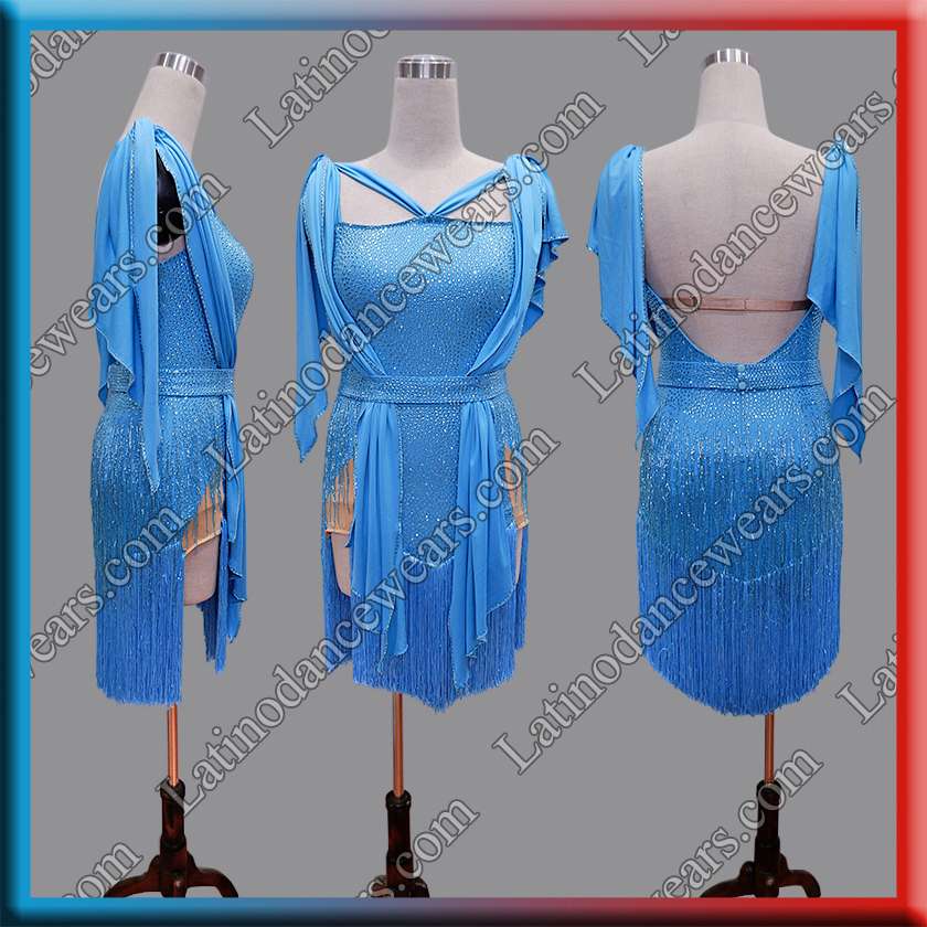 LATIN SALSA COMPETITION DRESS LDW (AL146)