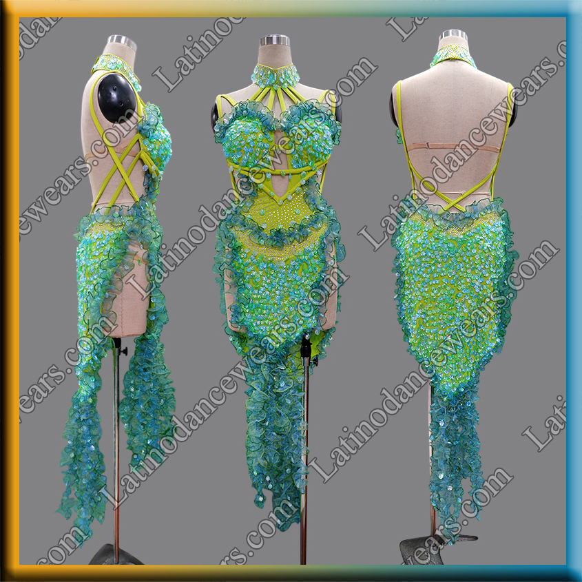 LATIN SALSA COMPETITION DRESS LDW (LT3664)