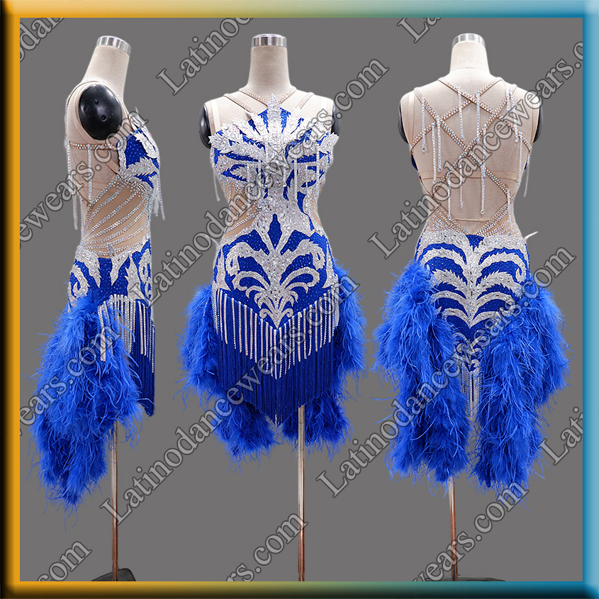 LATIN SALSA COMPETITION DRESS LDW (LT3666)