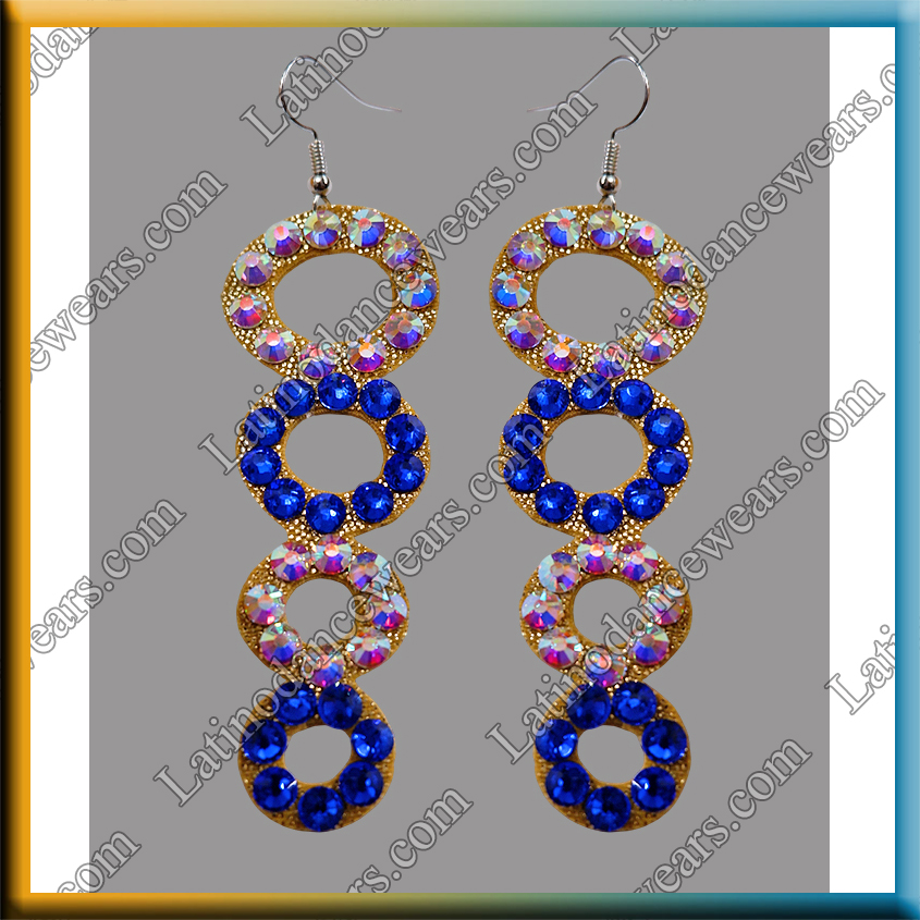 WOMAN LATIN SALSA BALLROOM EARRINGS (EA73)