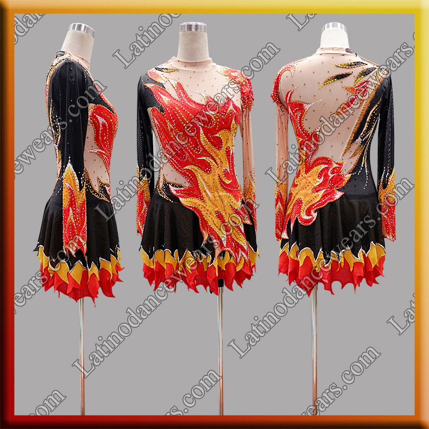 LATIN SALSA COMPETITION DRESS LDW (LS541)
