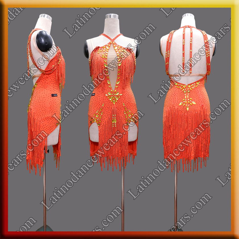 LATIN SALSA COMPETITION DRESS LDW (LT3667)