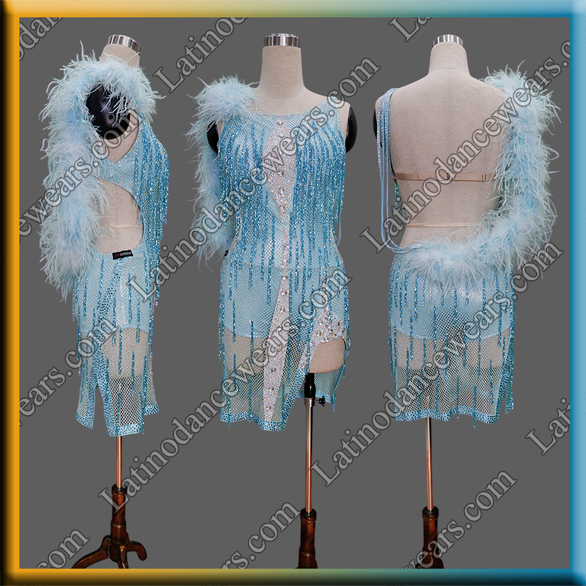 LATIN SALSA COMPETITION DRESS LDW (LT3669)