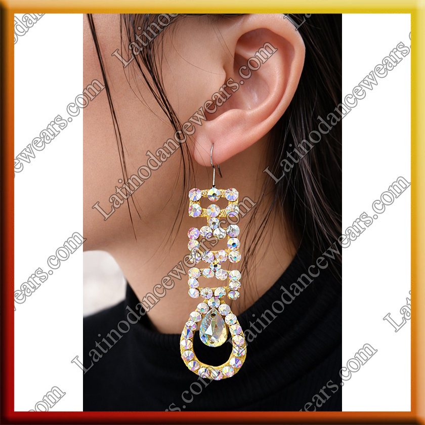 WOMAN LATIN SALSA BALLROOM EARRINGS (EA76)