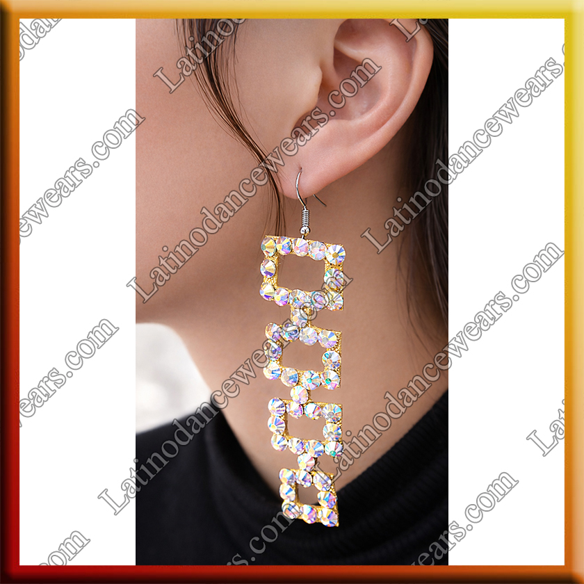 WOMAN LATIN SALSA BALLROOM EARRINGS (EA77)