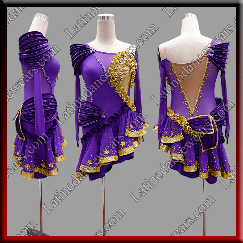 LATIN SALSA COMPETITION DRESS LDW (LT2145A)