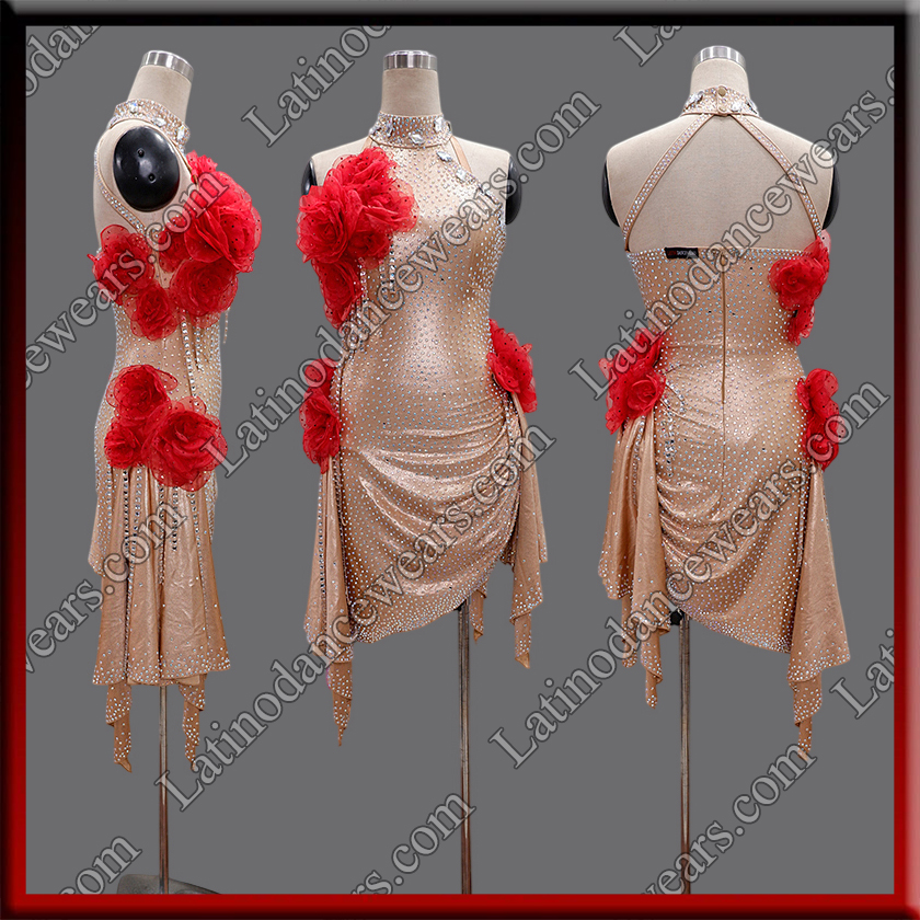 LATIN SALSA COMPETITION DRESS LDW (LT2185A)