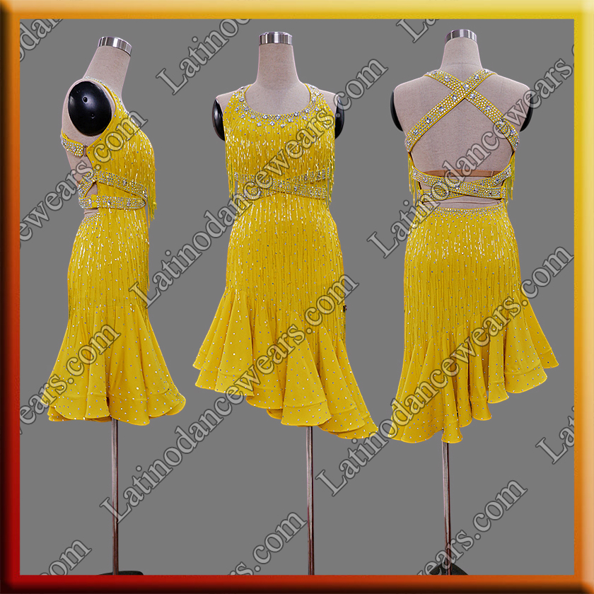 LATIN SALSA COMPETITION DRESS LDW (LT3096A)