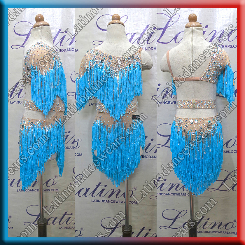 JUNIOR LATIN SALSA COMPETITION DRESS LDW (LKLT1635)