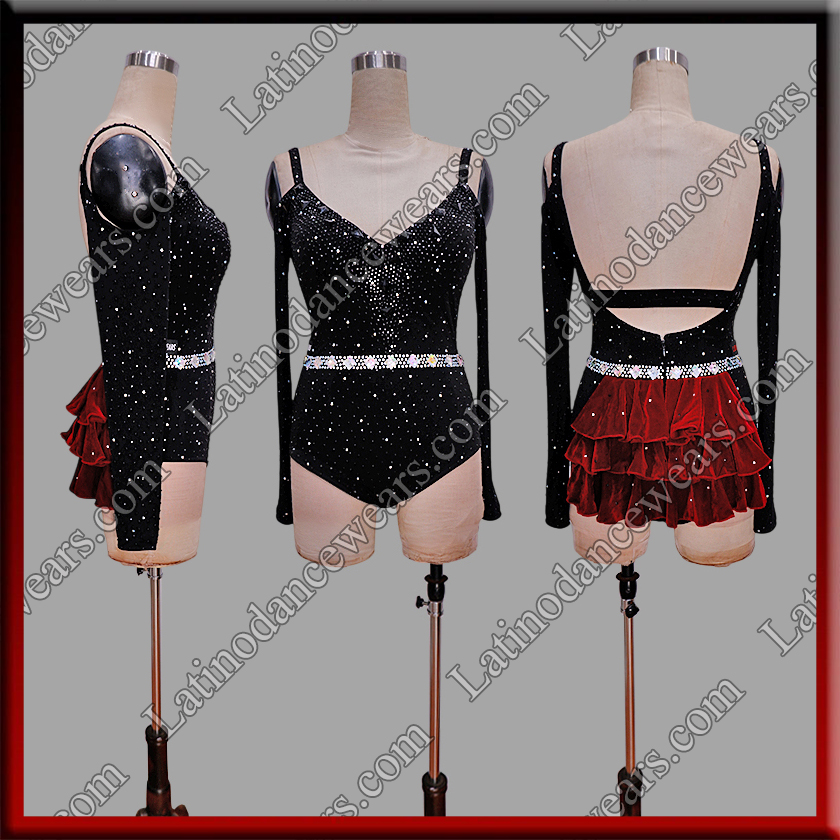 LATIN SALSA COMPETITION BODYSUIT LDW (LS546)