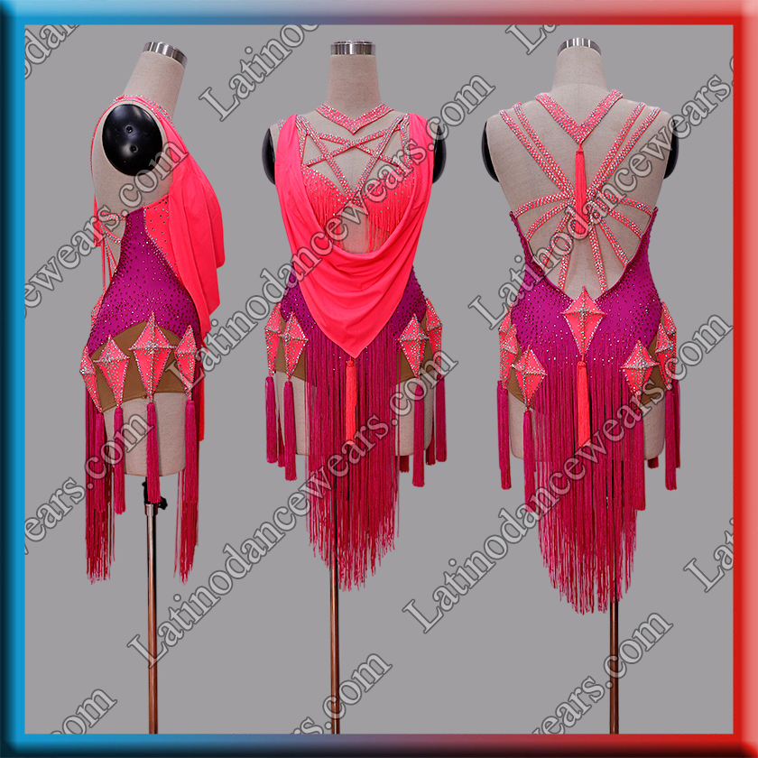 LATIN SALSA COMPETITION DRESS LDW (LT3354)