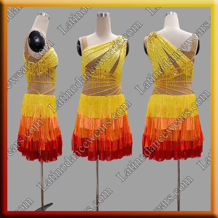 LATIN SALSA COMPETITION DRESS LDW (LT3355)